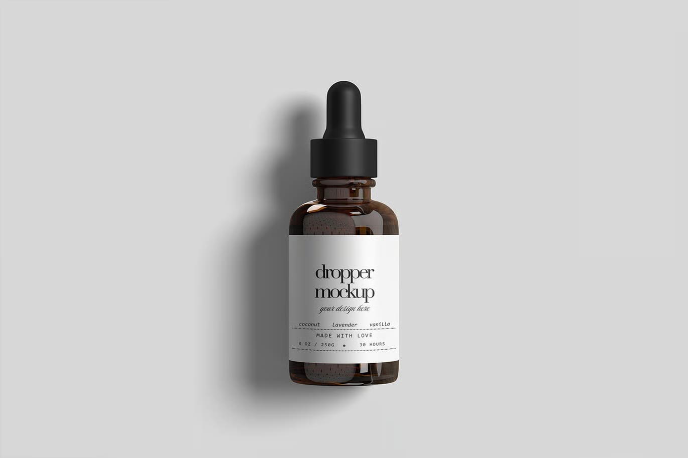 Free Dropper Bottle Mockup Set 3