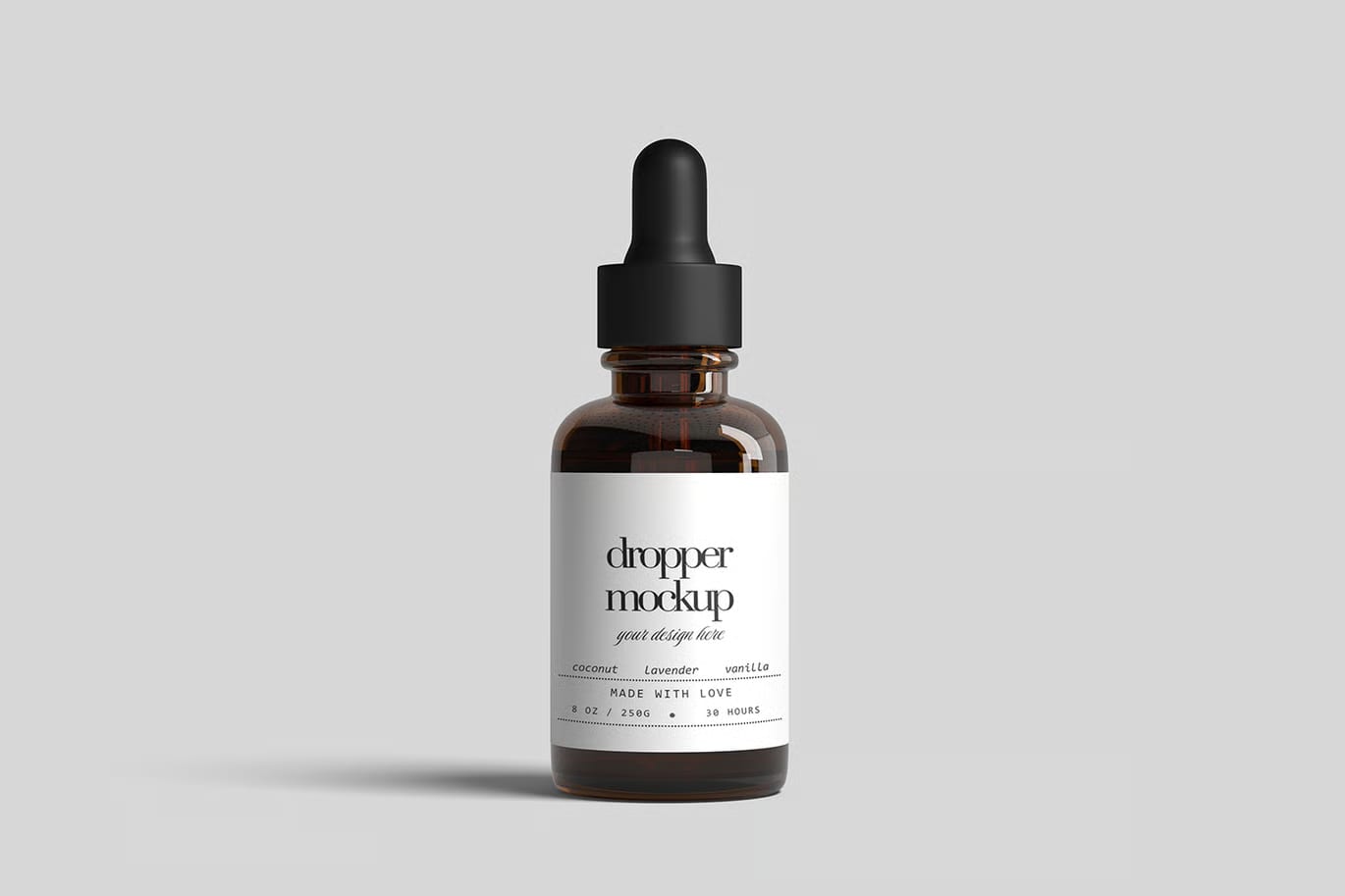 Free Dropper Bottle Mockup Set 4