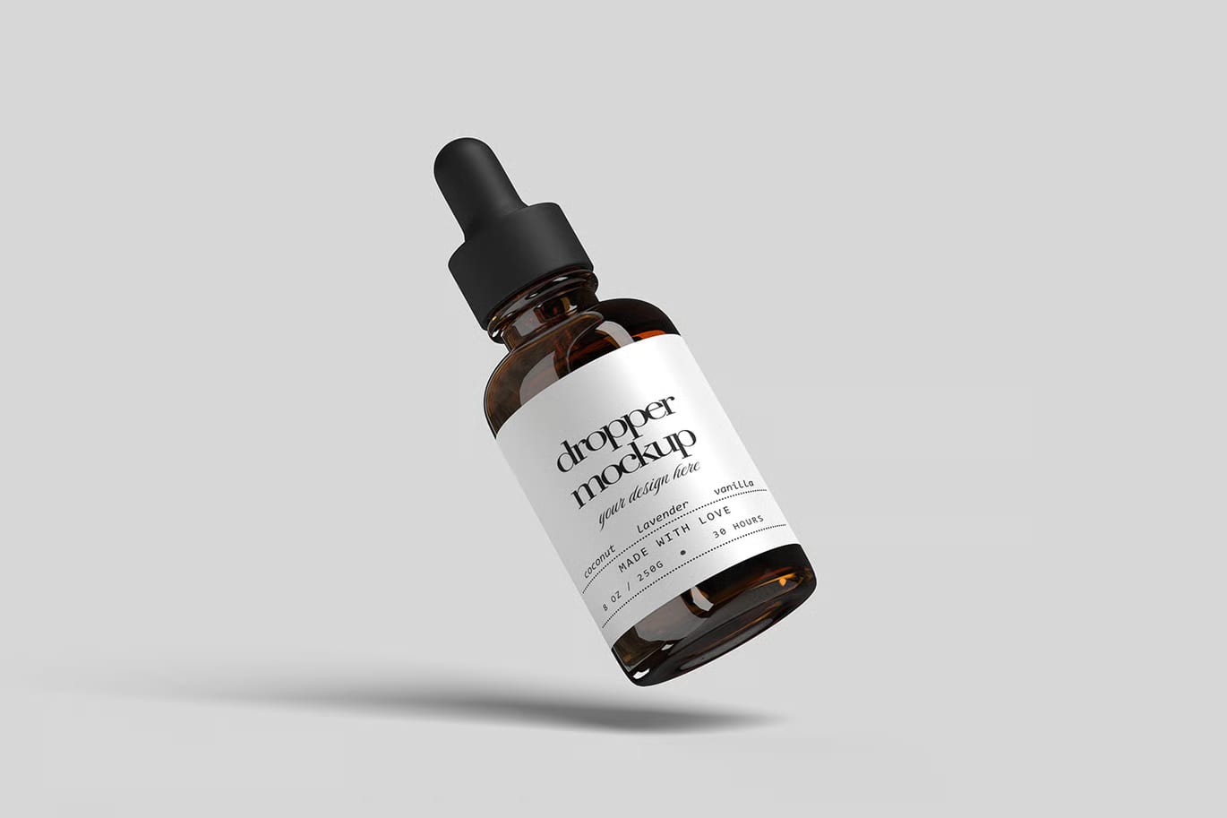 Free Dropper Bottle Mockup Set 5