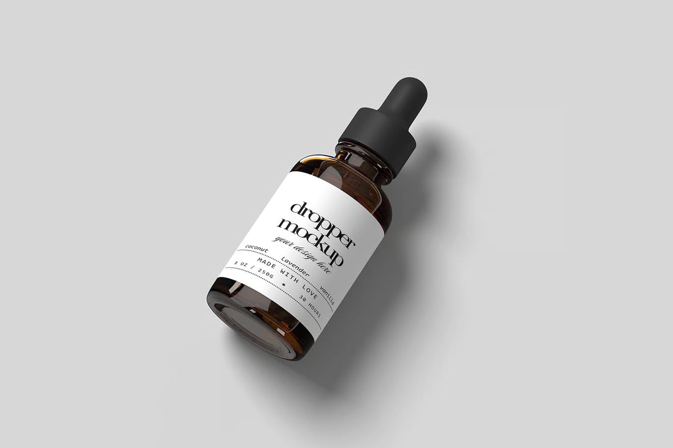 Free Dropper Bottle Mockup Set 6