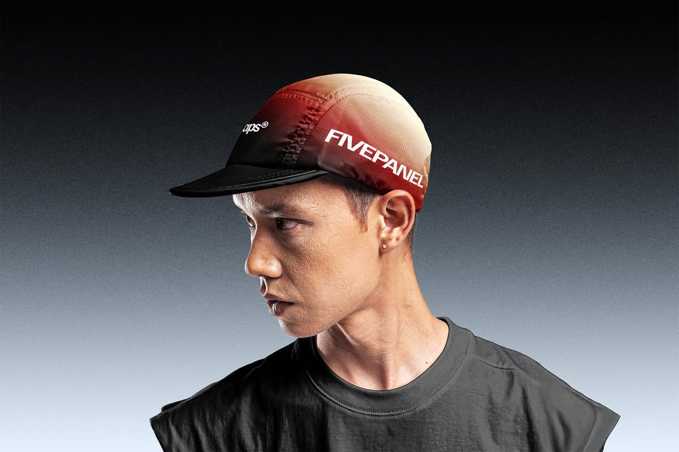 Free Five Panel Cap Mockup 3