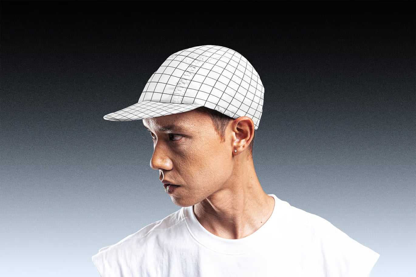 Free Five Panel Cap Mockup 6