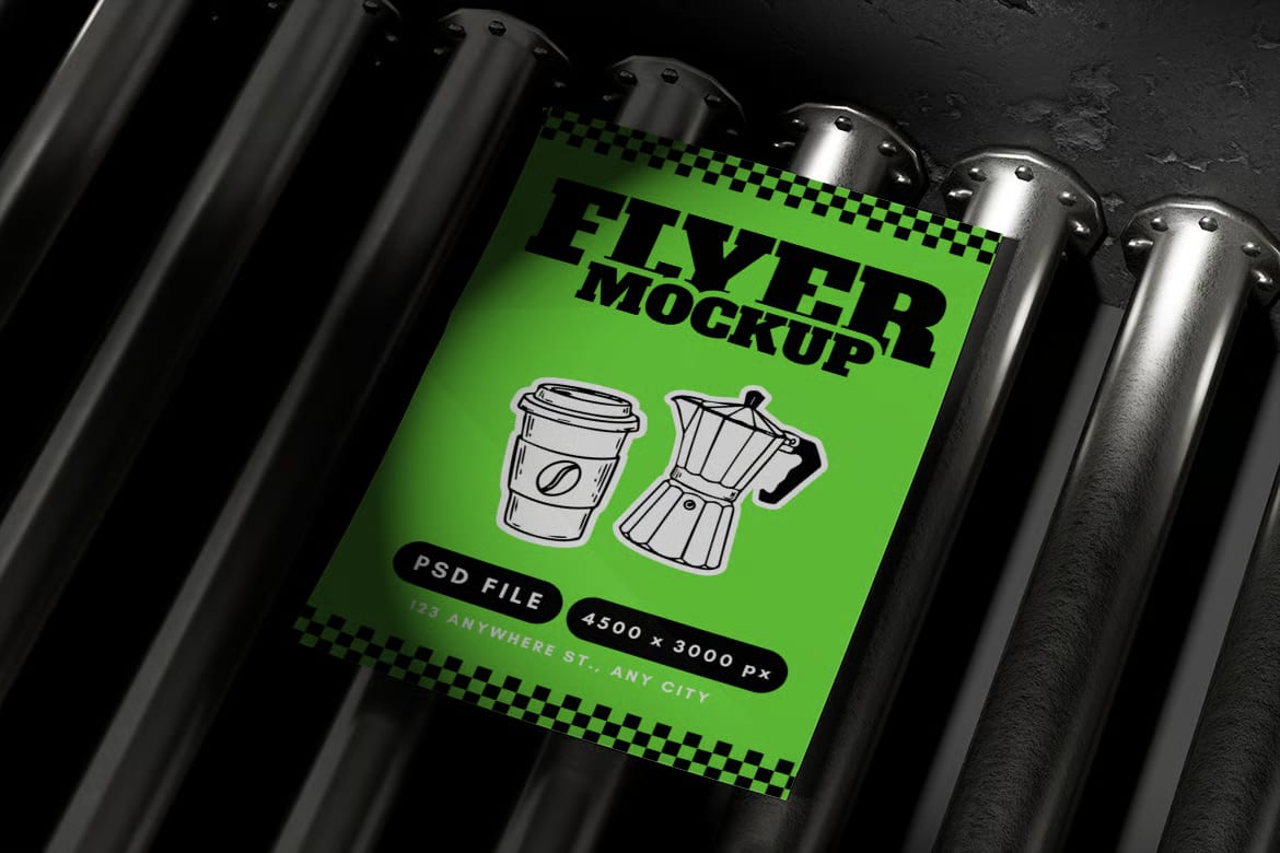 Free Flyer Mockup Set 2