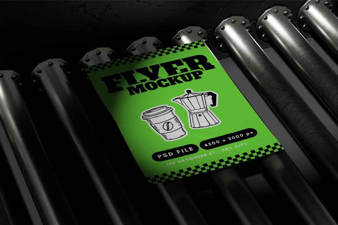 Free Flyer Mockup Set 3