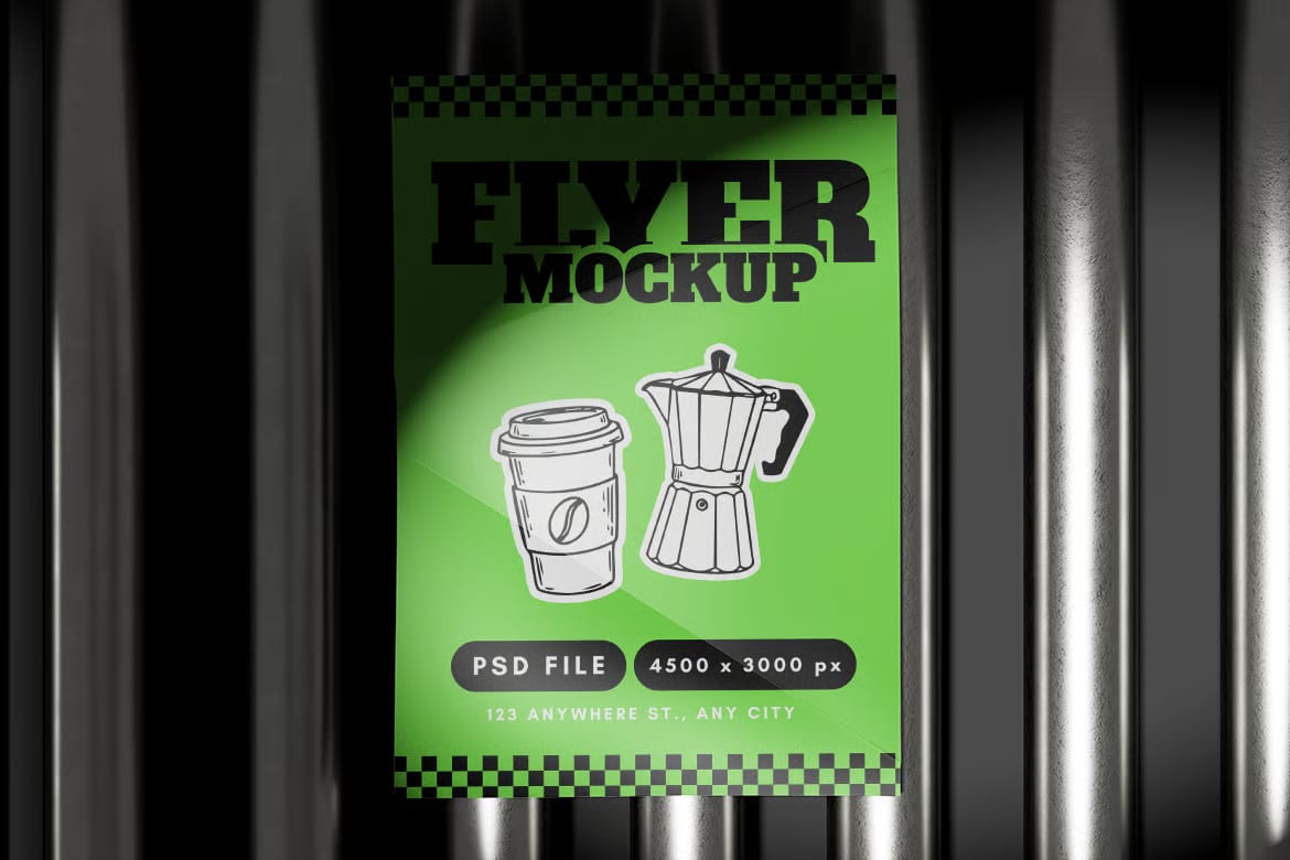 Free Flyer Mockup Set 5