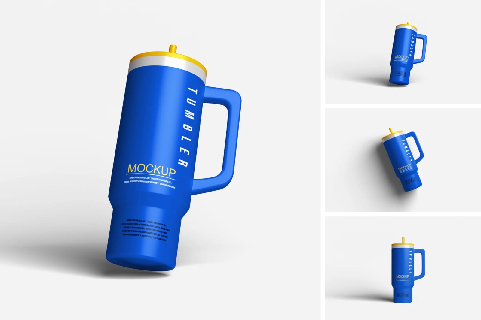 Free High Quality Tumbler Mockup Design 1