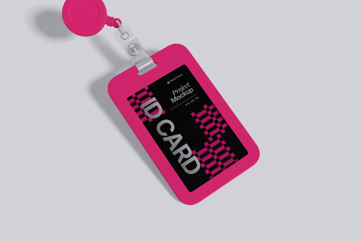 Free ID Card Mockup Set 2