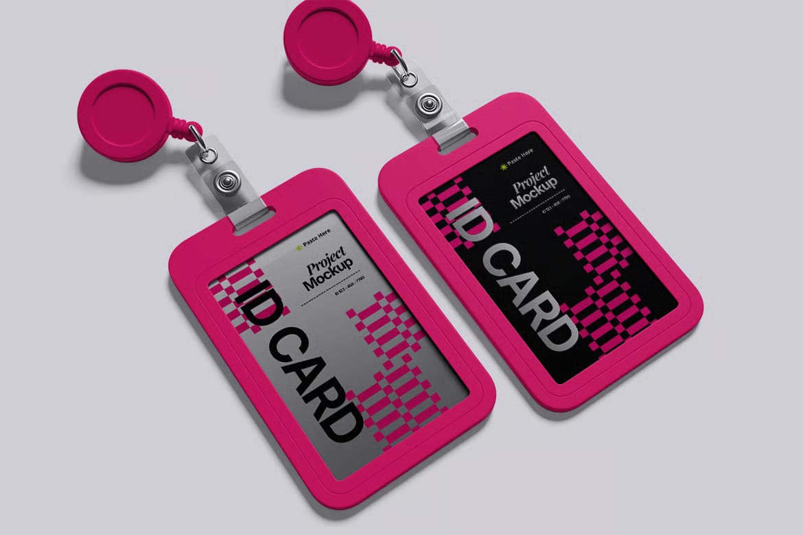 Free ID Card Mockup Set 3