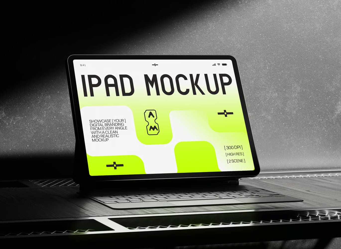 Free iPad Mockup Set 3