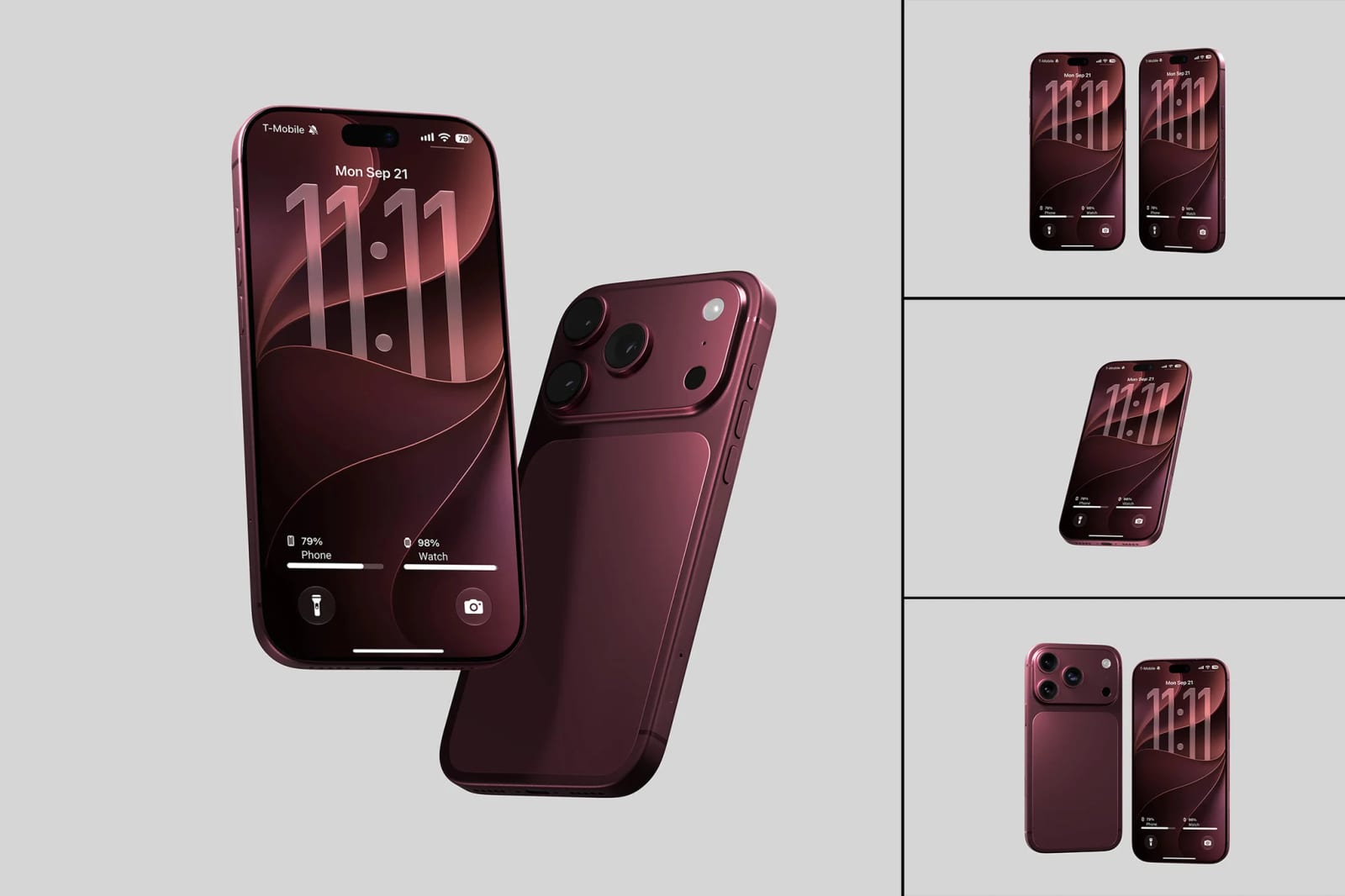 Free iPhone 18 Pro Mockup 1