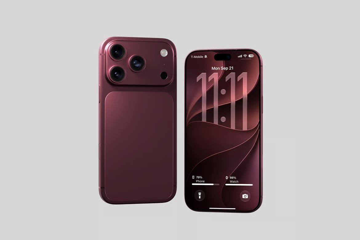 Free iPhone 18 Pro Mockup 2