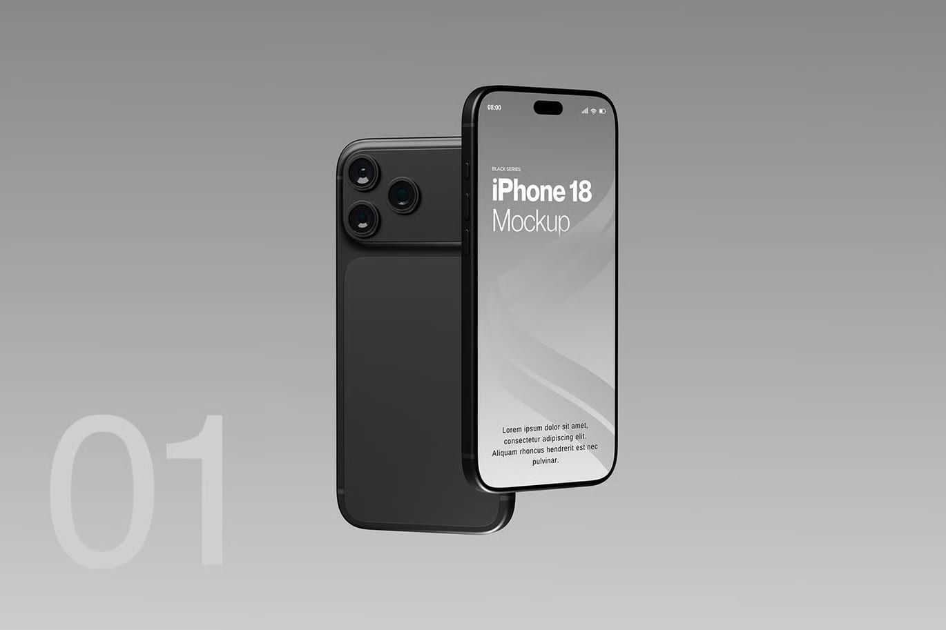 Free iPhone 18 Pro Mockup 2