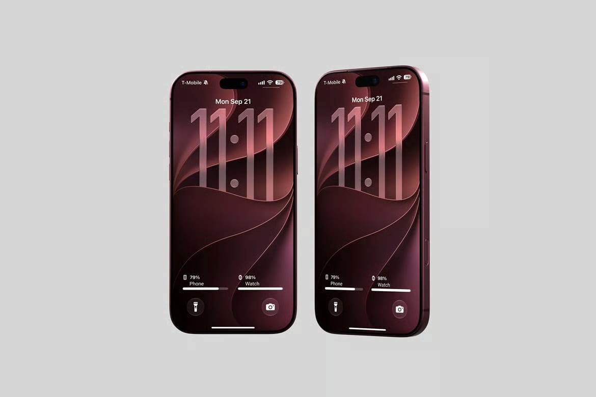 Free iPhone 18 Pro Mockup 3