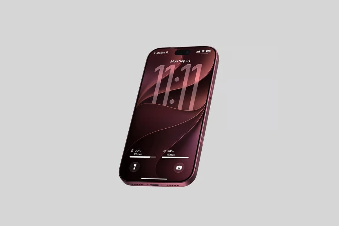 Free iPhone 18 Pro Mockup 5