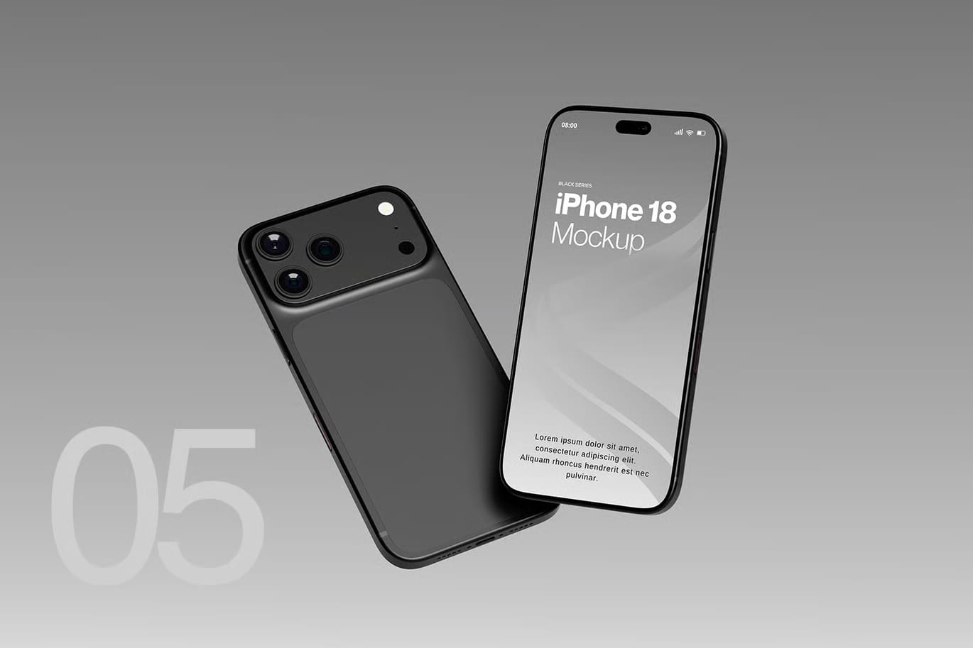 Free iPhone 18 Pro Mockup 6