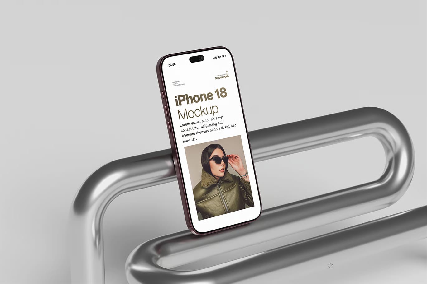 Free iPhone 18 Pro Mockup Set 5