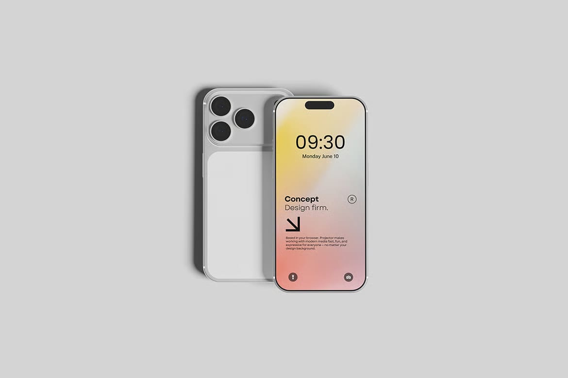 Free iPhone Mockup Set 2