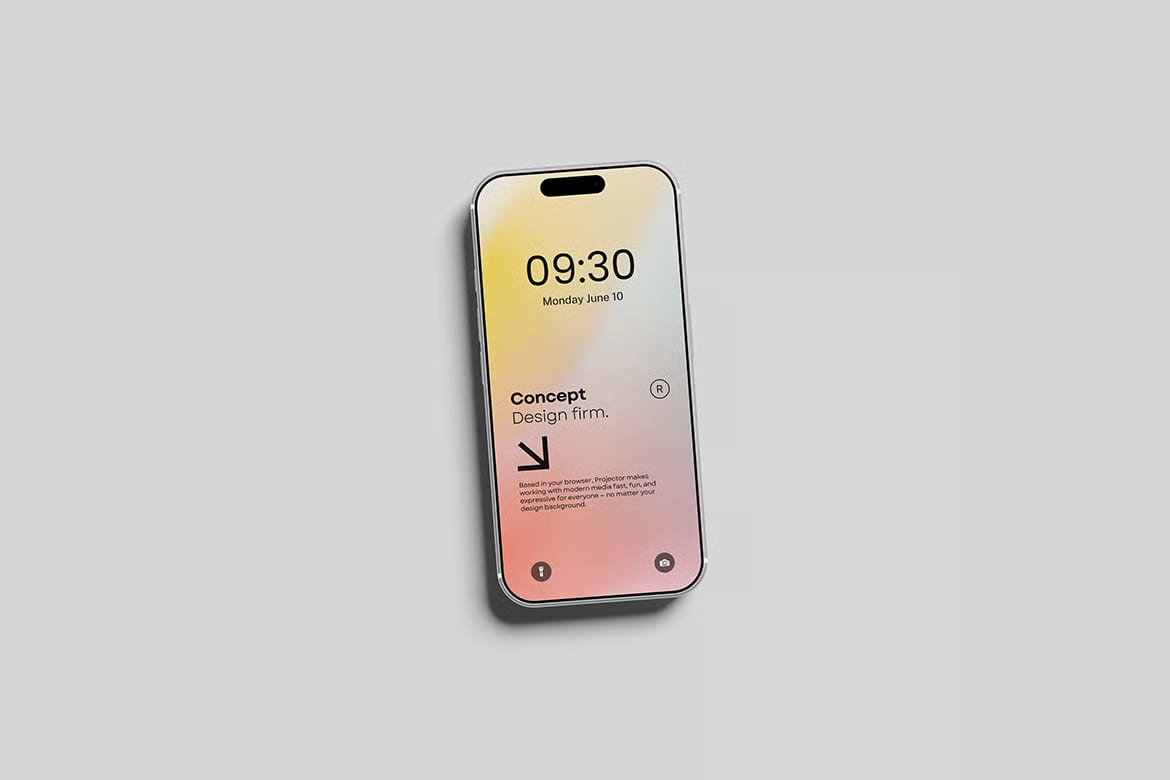 Free iPhone Mockup Set 3