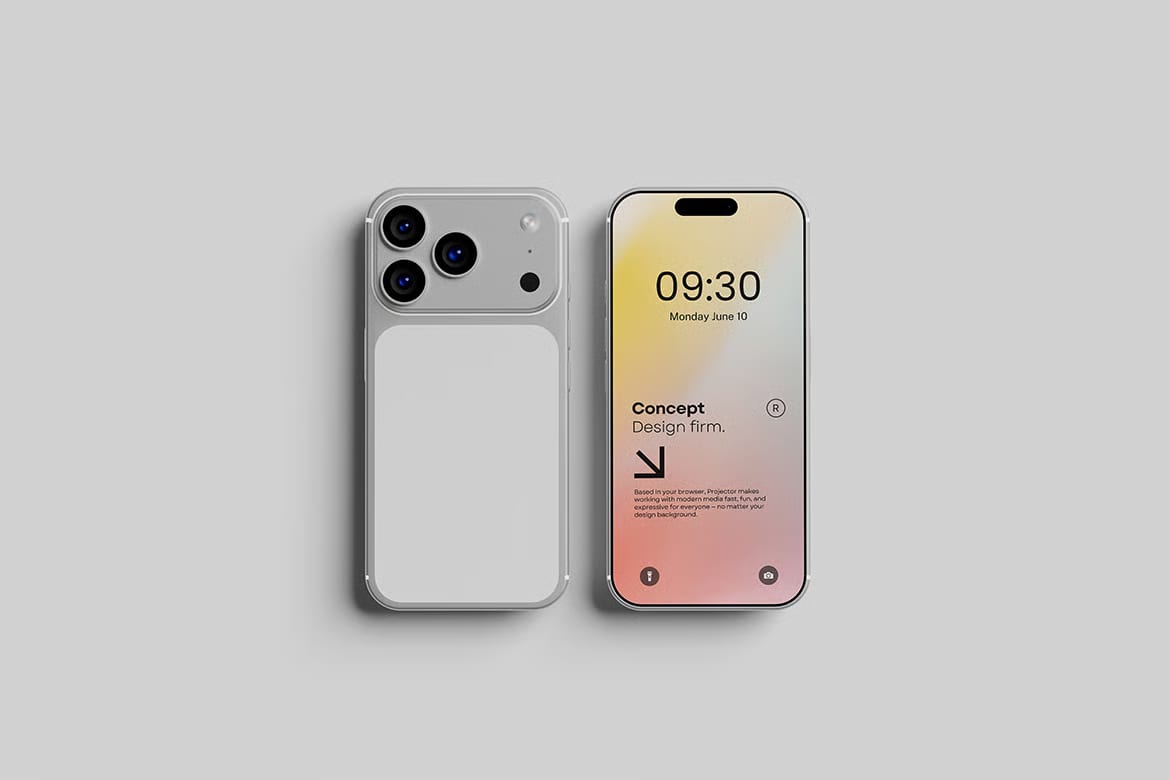 Free iPhone Mockup Set 6
