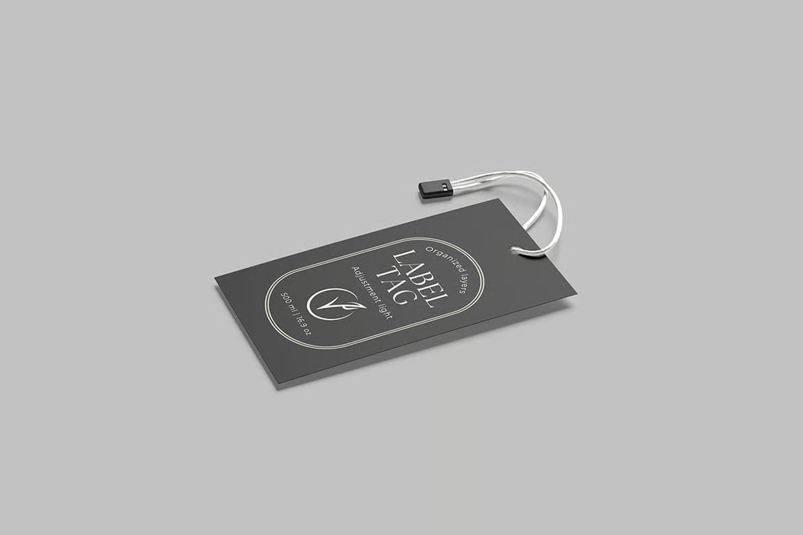 Free Label Tag Mockup Set 4