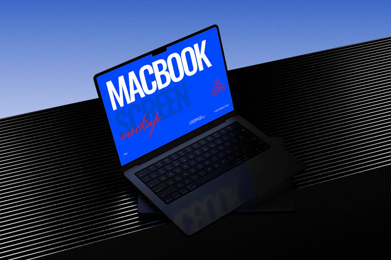 Free Laptop Macbook Pro Screen 001 Mockup 6