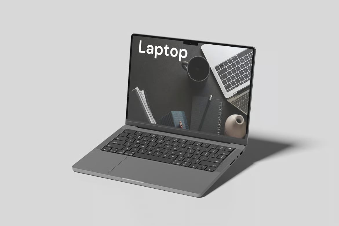 Free Laptop Mockup 3