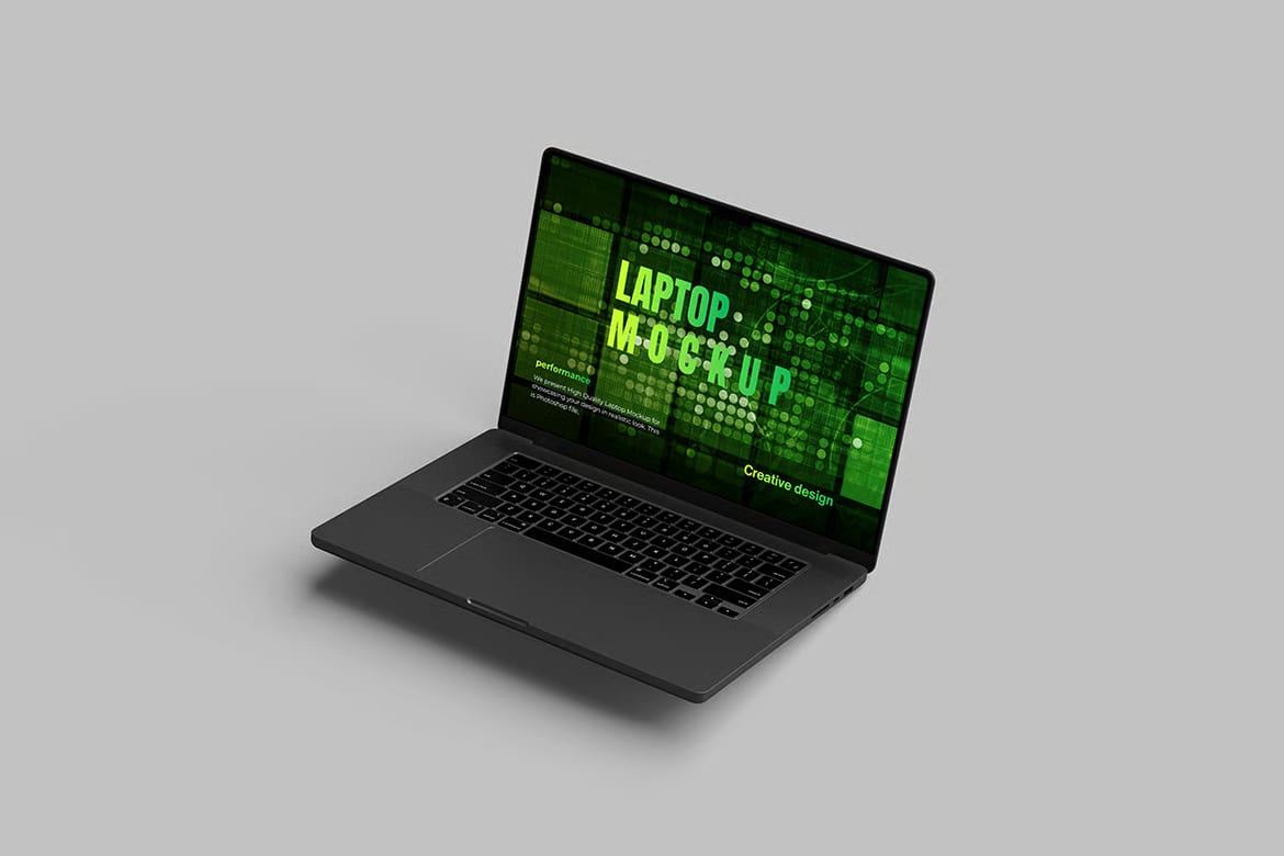 Free Laptop Mockup 3