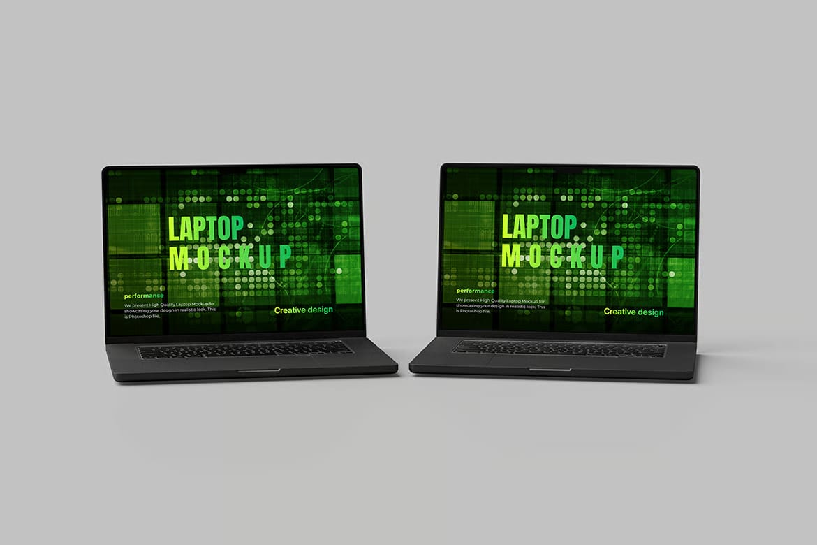 Free Laptop Mockup 5