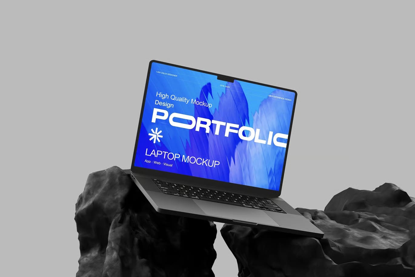 Free Laptop Mockup Set – 03 PSD Files 4