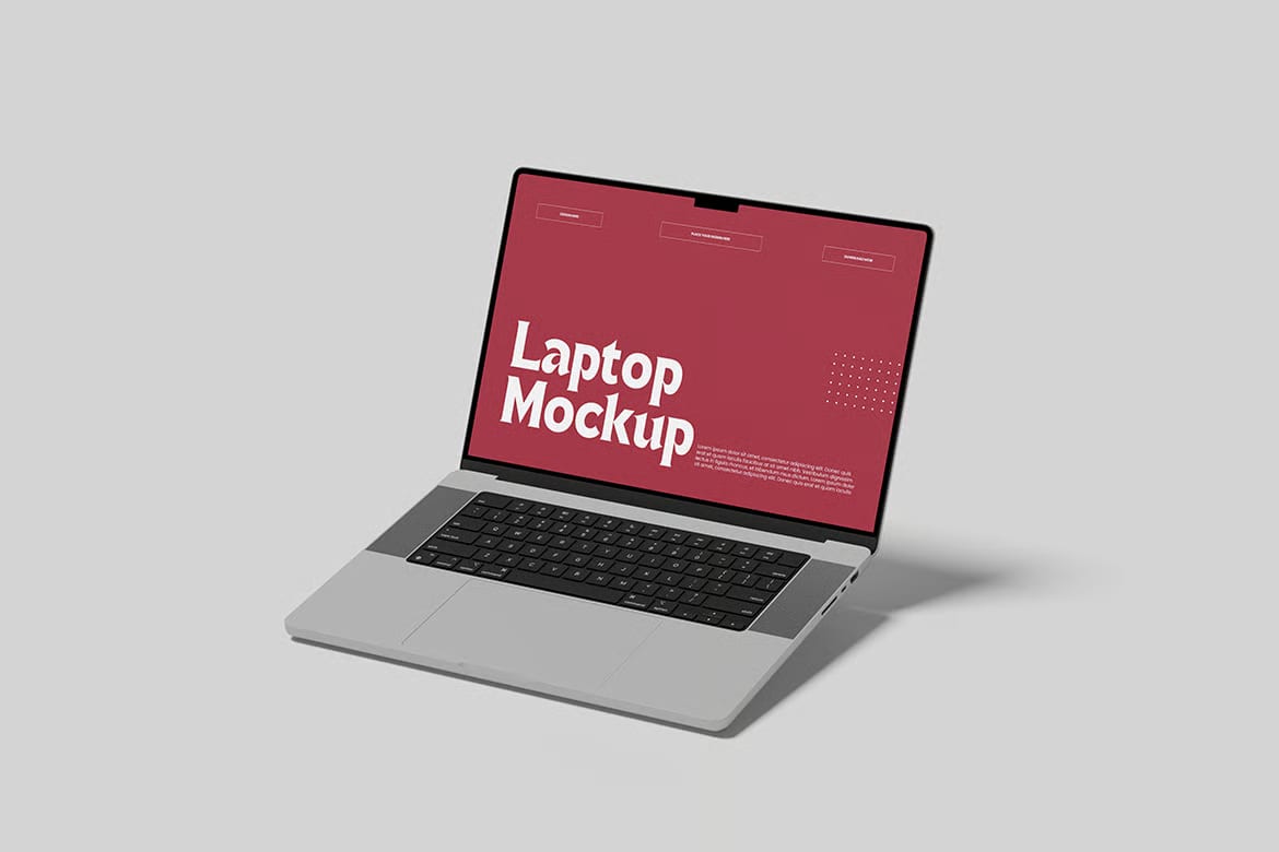 Free Laptop Mockup Set 2