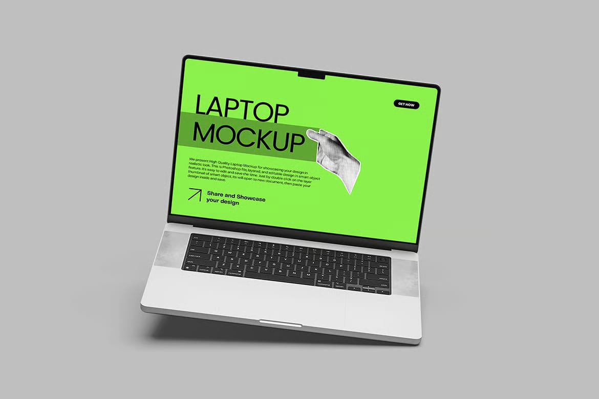 Free Laptop Mockup Set – 4 PSD Files 5