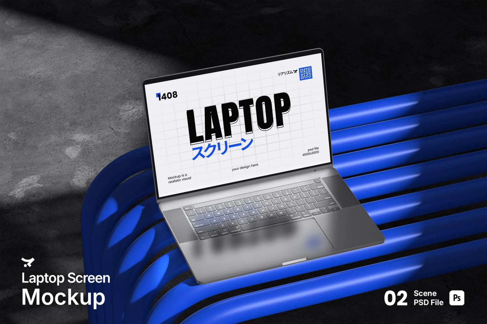 Free Laptop Screen Mockup 1