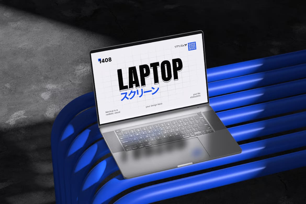 Free Laptop Screen Mockup 2