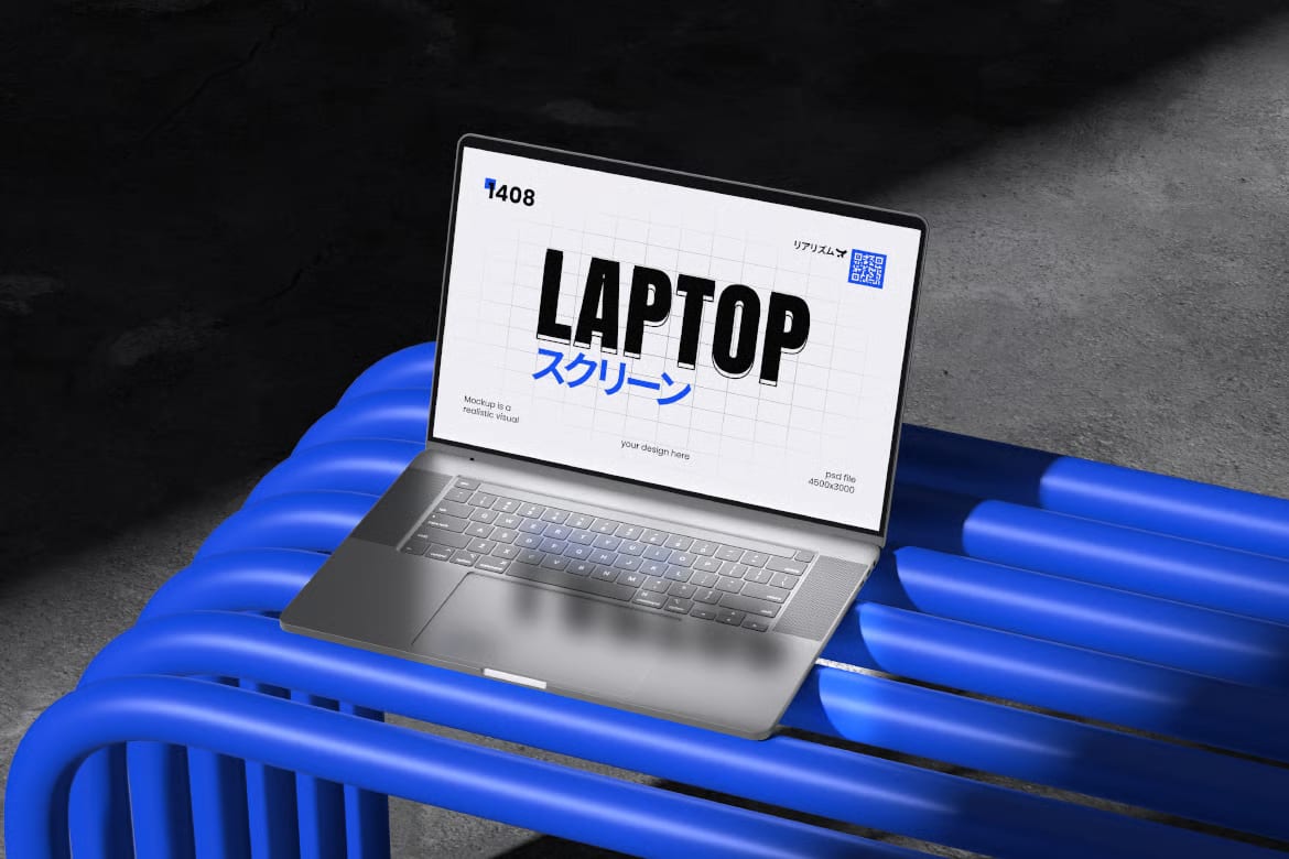 Free Laptop Screen Mockup 3