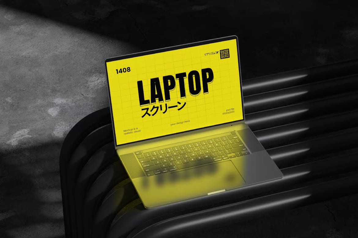 Free Laptop Screen Mockup 4