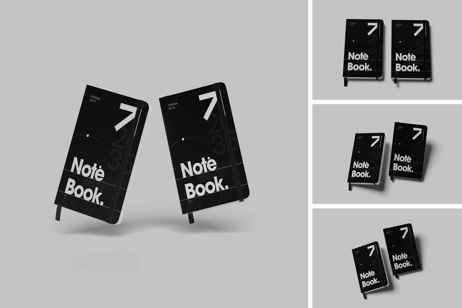 Free Note Book Mockup 1