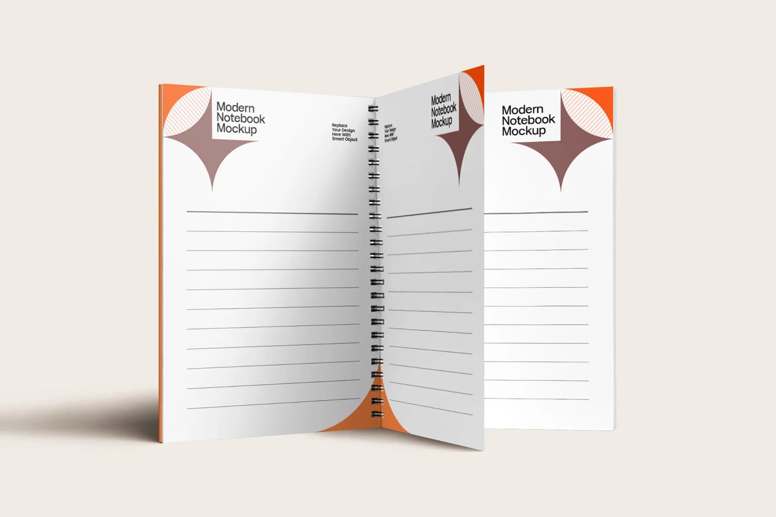 Free Notebook Mockup 1