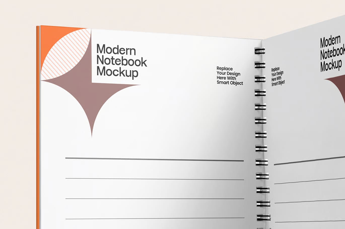Free Notebook Mockup 2