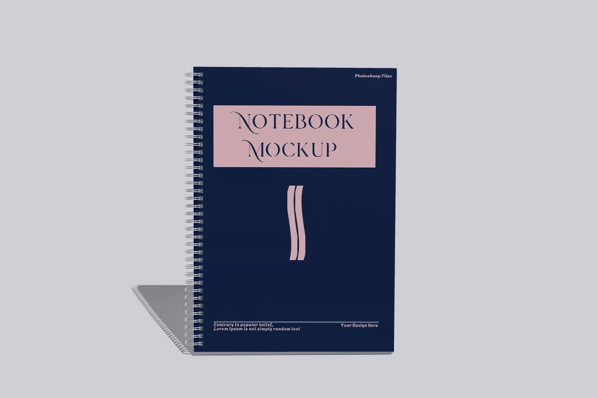 Free Notebook Mockup Set 3