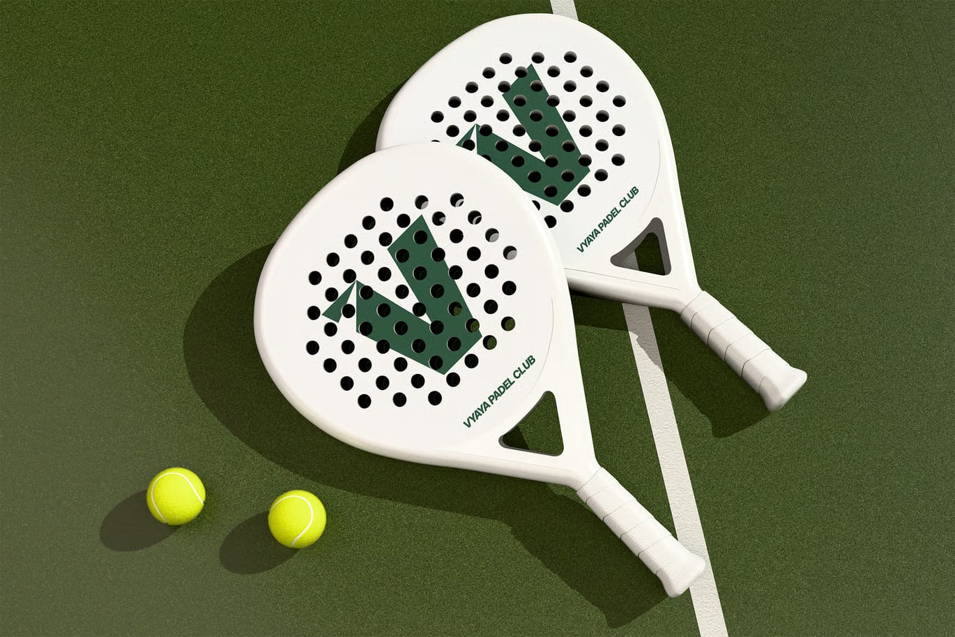 Free Padel Racket Mockup 7