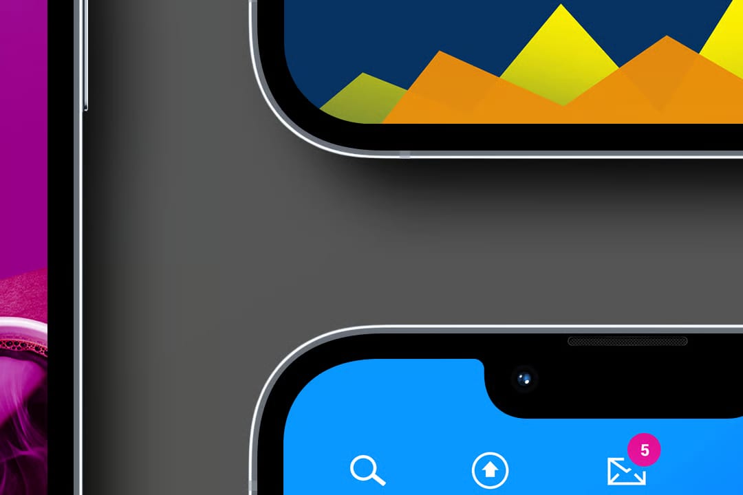 Free Phone Mockups 13 Pro Set 2