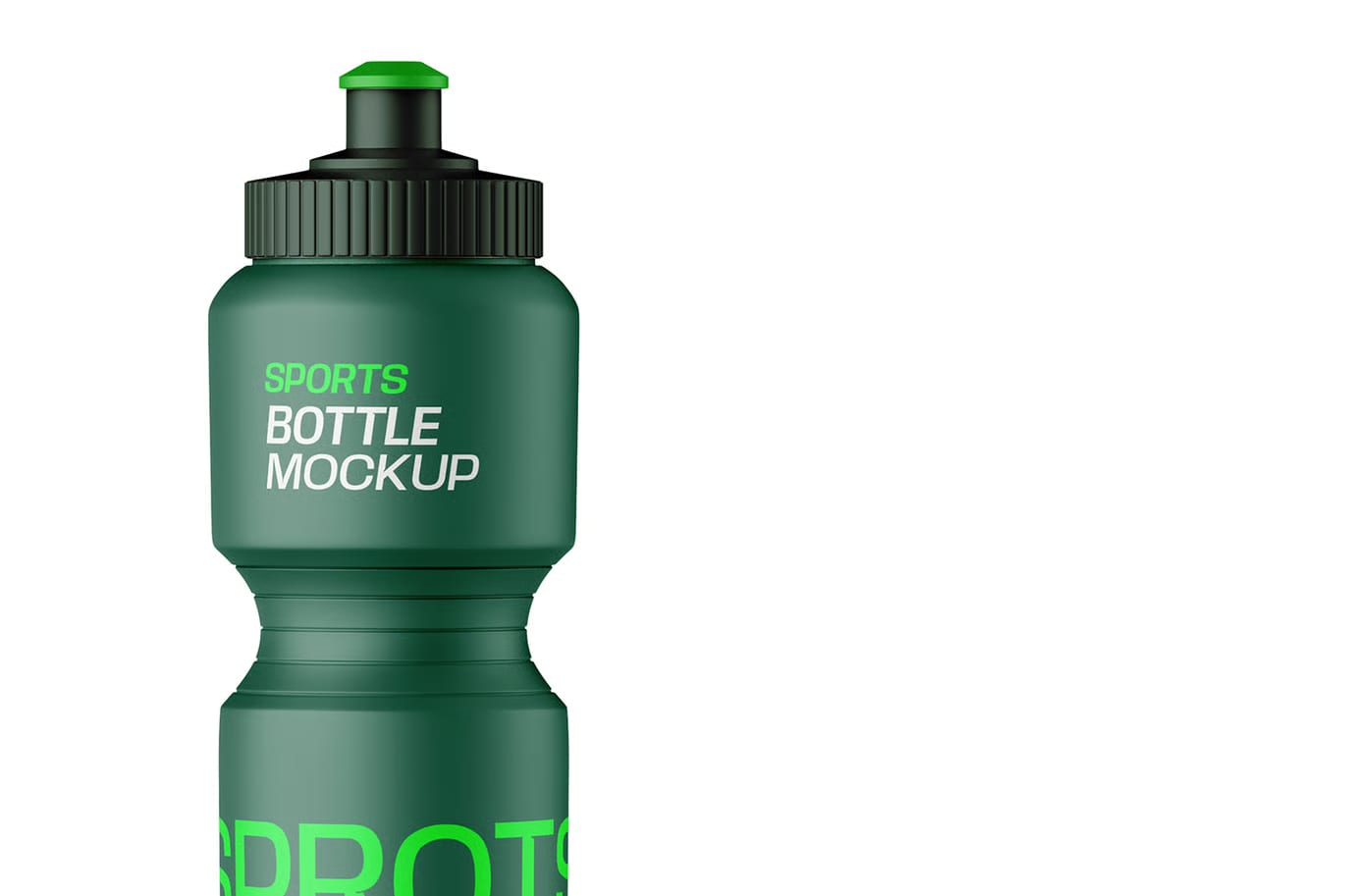 Free Plastic Water Bottle Mockup 7