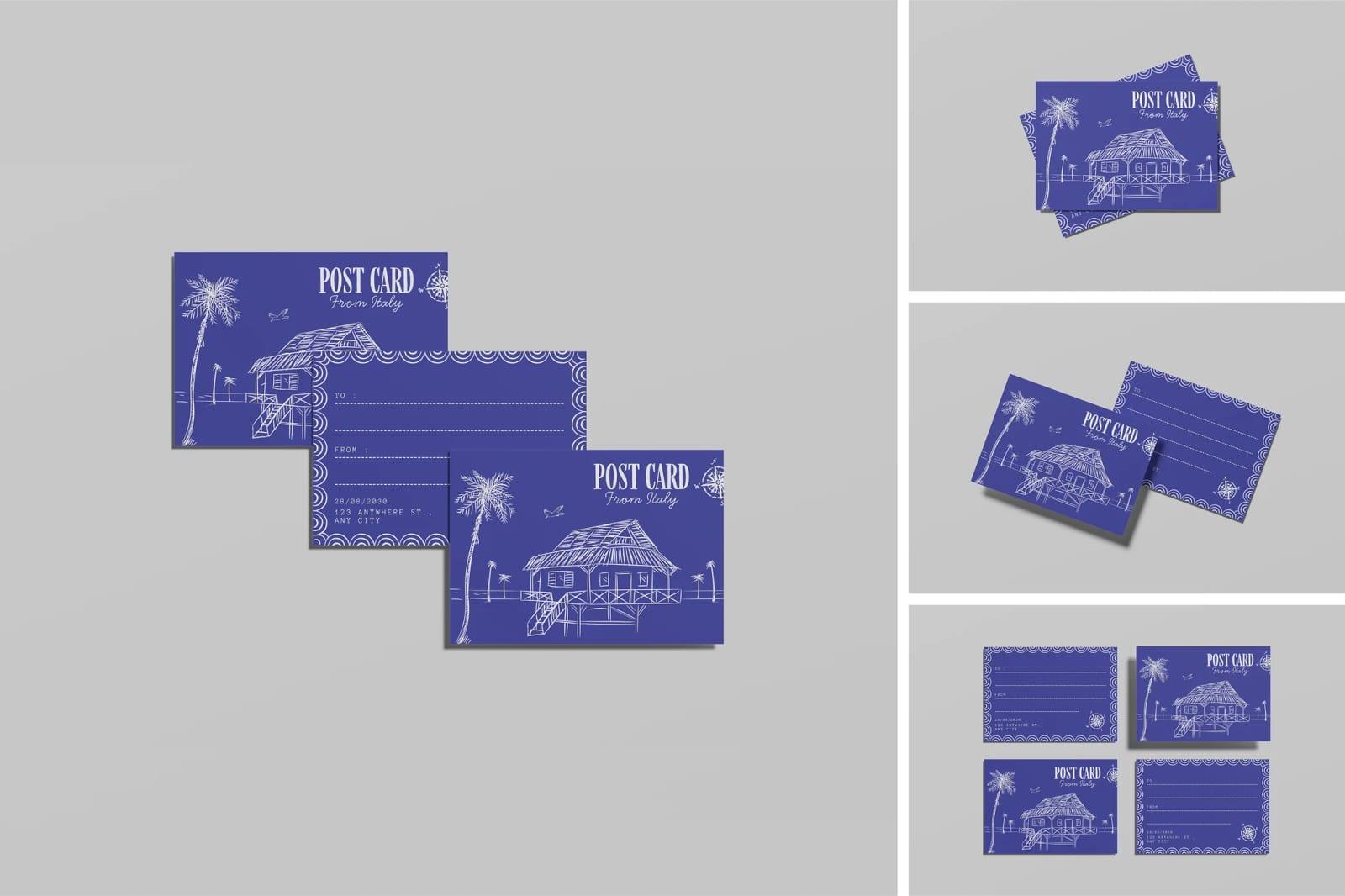 Free Postcard Mockup For Brand 1