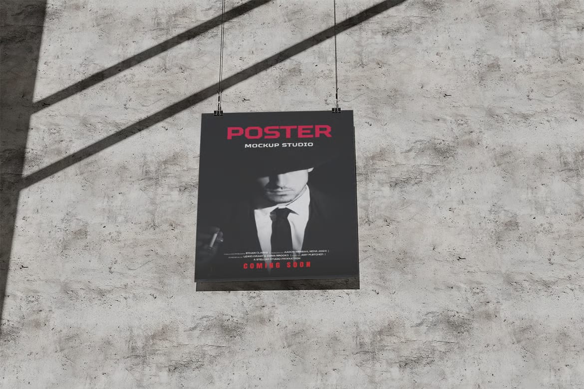 Free Poster Mockup 4
