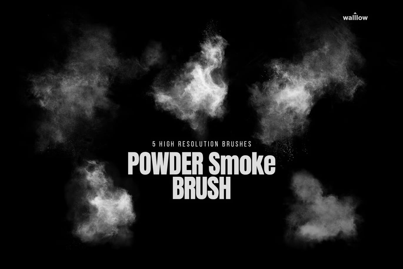 Free Powder Smoke Photoshop Brushes, Chalk Dust Stamp 4