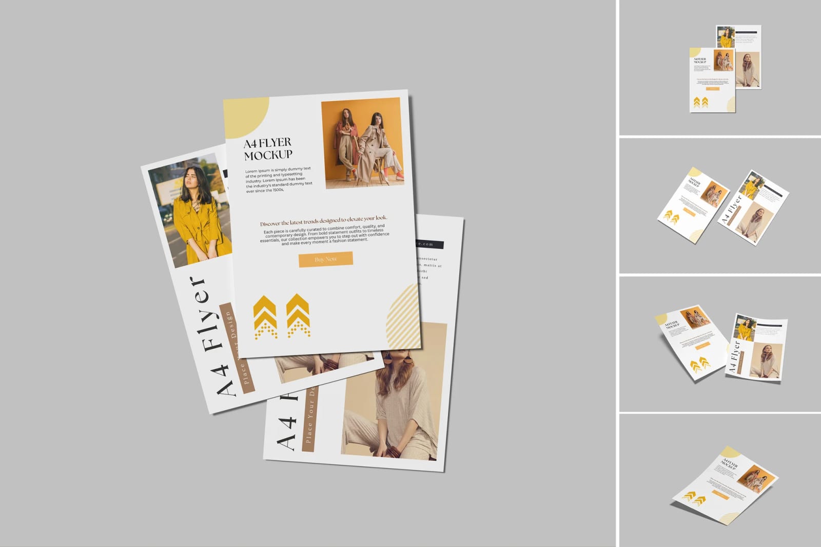 Free Realistic Flyer Mockup for Branding 1