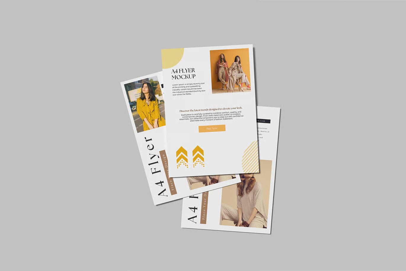 Free Realistic Flyer Mockup for Branding 2