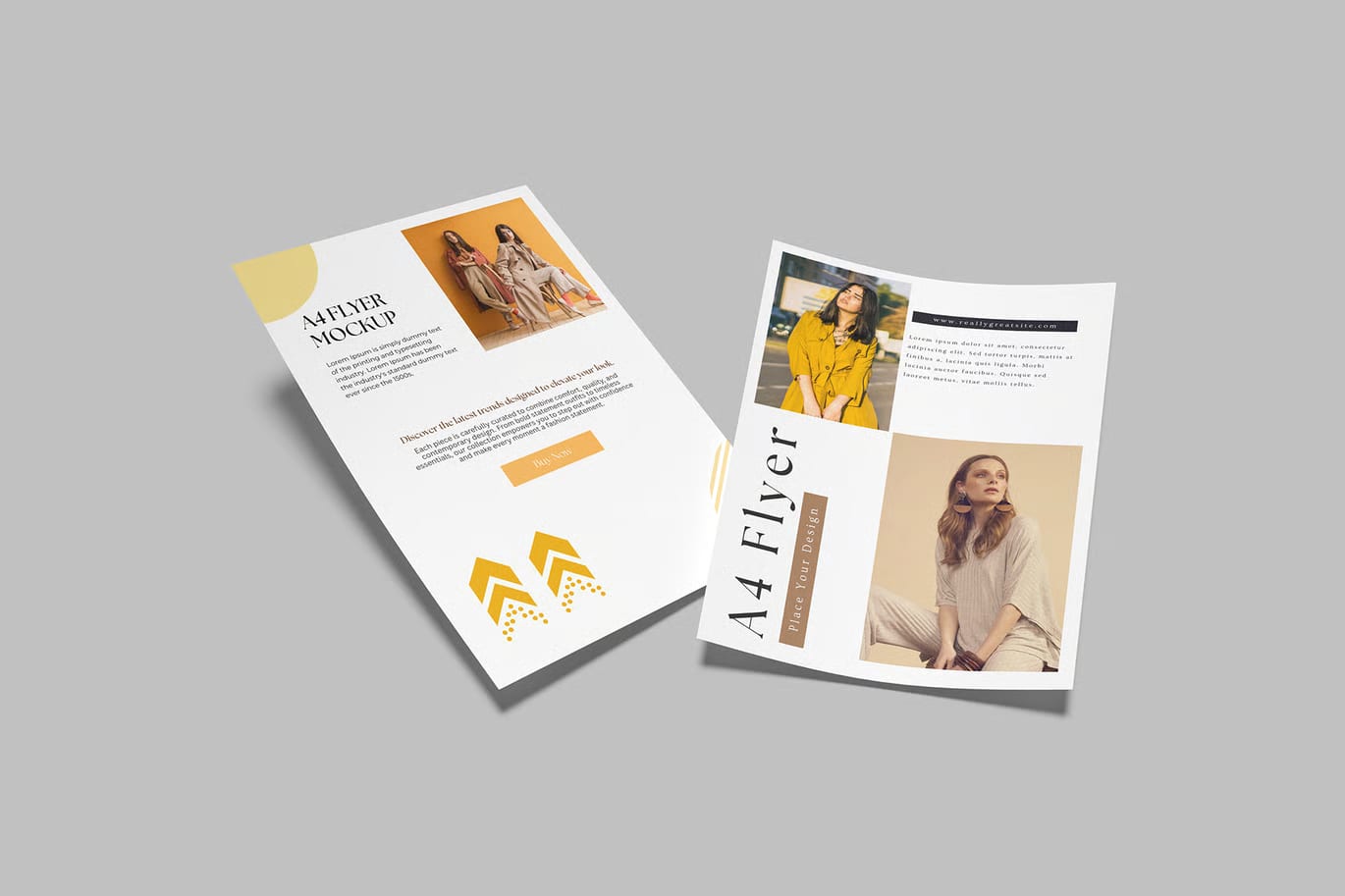 Free Realistic Flyer Mockup for Branding 5