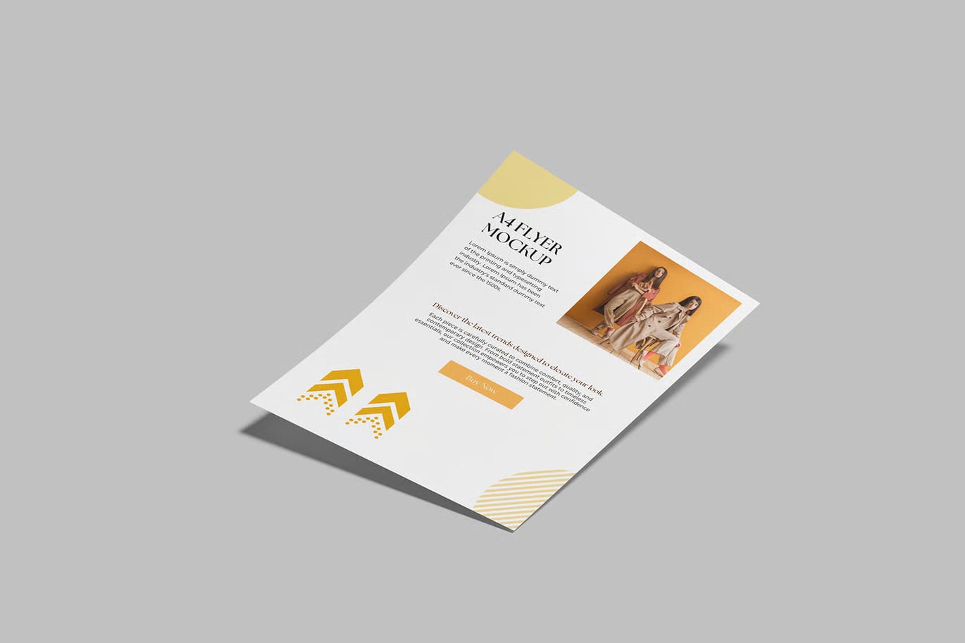 Free Realistic Flyer Mockup for Branding 6