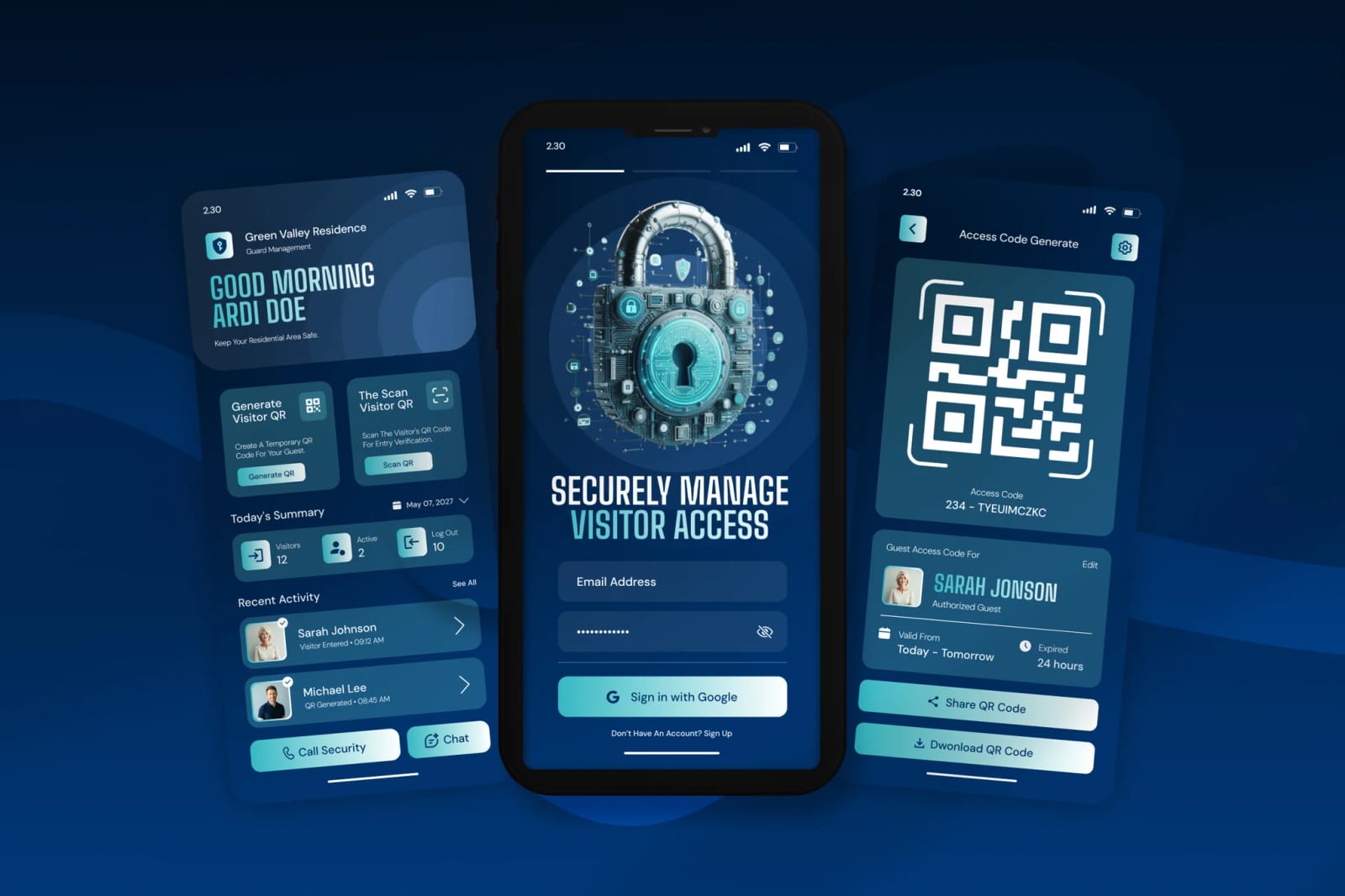 Free Residential Guard Management Mobile App 1